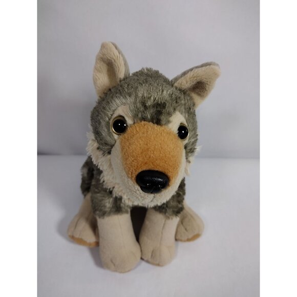 Wild Republic WOLF Sitting Plush Cuddlekins Stuffed Animal Toy realistic 13" - Picture 2 of 8